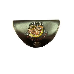 Vintage Ed Hardy Tattoo Leather Eyewear Sunglass Case EHS-018